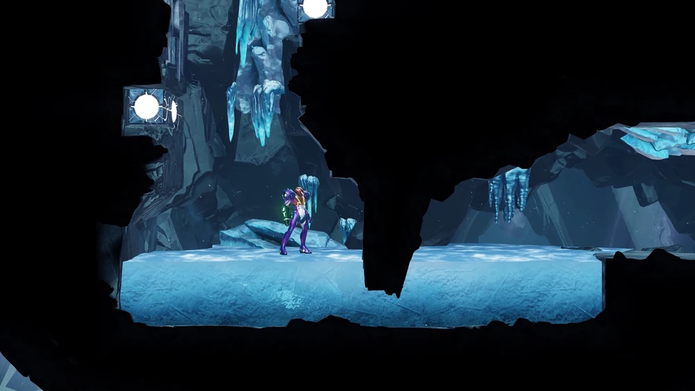 Artaria freezes after a point, turning some bodies of water into obstacles to prevent backtracking Artaria freezes after a point, turning some bodies of water into obstacles to prevent backtracking