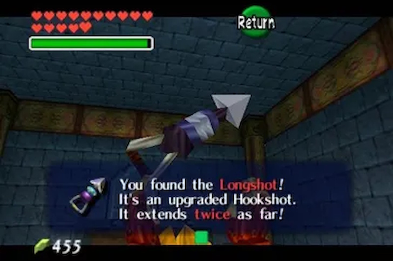 The Water Temple acts as a micro-metroidvania with the Longshot as its only new movement ability The Water Temple acts as a micro-metroidvania with the Longshot as its only new movement ability